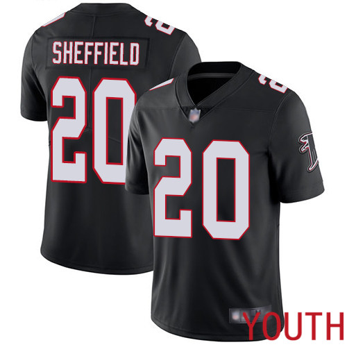 Atlanta Falcons Limited Black Youth Kendall Sheffield Alternate Jersey NFL Football 20 Vapor Untouchable